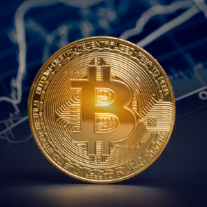 Gold Coin With Bitcoin Symbol On It Cryptocurrency Btc.jpg