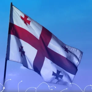 Georgian flag gruziya flag kripta bitkoin.webp
